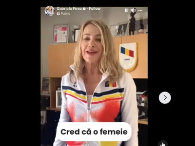 Nadia susține femeia, nu pesedista Firea (sursa: Facebook/Gabriela Firea)