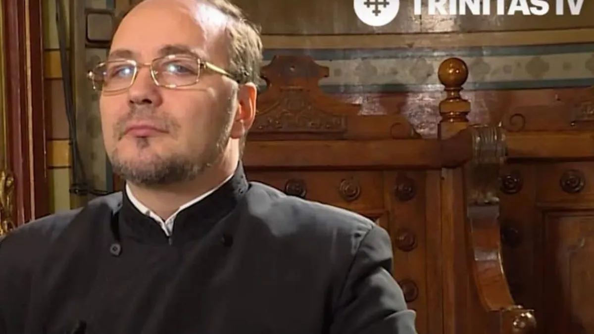 Preot reținut pentru corupere de minori (sursa: Trinitas TV)