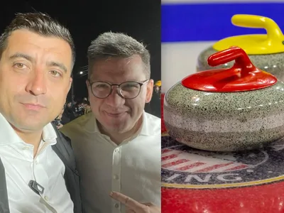 România, prima medalie la JO de iarnă: echipa George Simion și Mihail Neamțu, AUR la curling (sursa: Facebook/Mihail Neamțu, USA Curling)