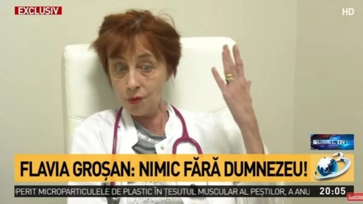 Flavia Groșan se predă și șterge postarea despre efectele sexului între vaccinați și nevaccinați Foto: captură video