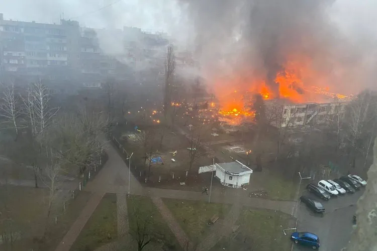 Dezastru umanitar în Ucraina Foto: Twitter