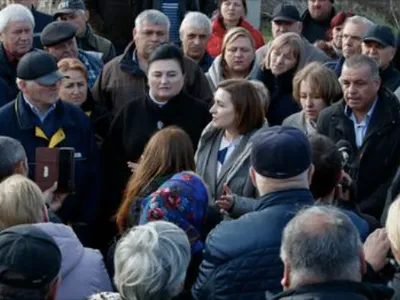 Maia Sandu a mers la Naslavcea (sursa: presedinte.md)