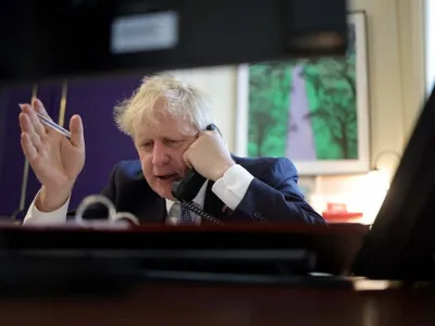 Boris, încă premier, în ciuda "partygate" (sursa: Facebook/Boris Johnson)