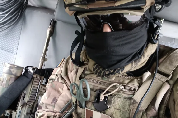 Românii luptători în Ucraina, specialiștii informațiilor (sursa: Romanian Battle Group Getica)