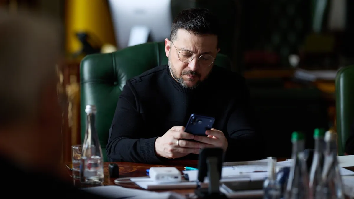 Ucraina așteaptă emisarii lui Trump (sursa: Facebook/Volodimir Zelenski)