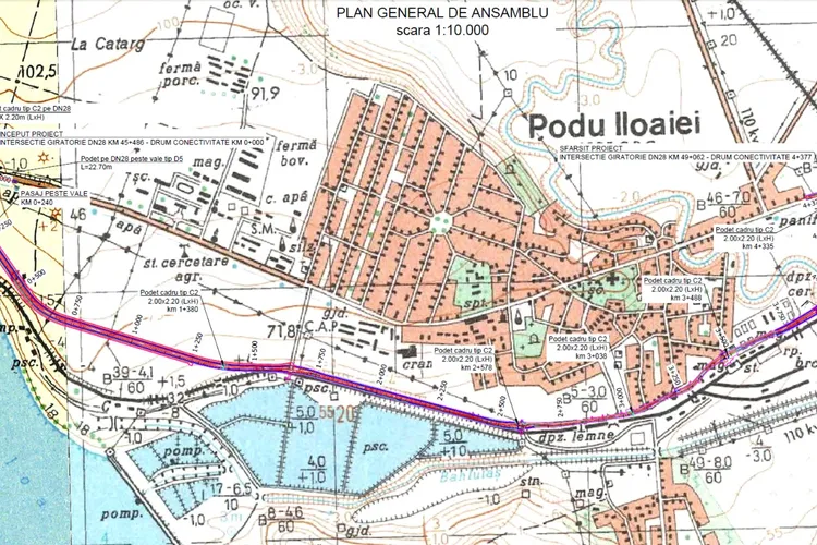 Centura care va ocoli Podu Iloaiei este așteptată de ani de zile (sursa: ziaruldeiasi.ro)