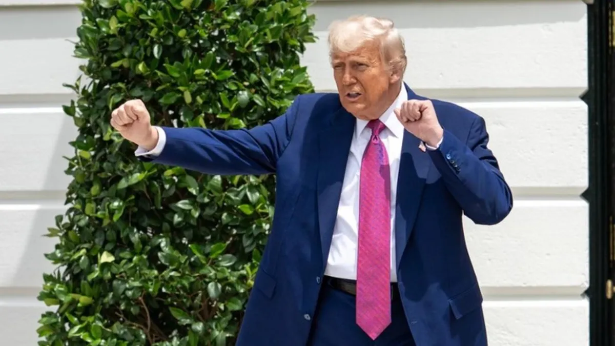 Donald Trump amenință UE cu tarife (sursa: Facebook/The White House)