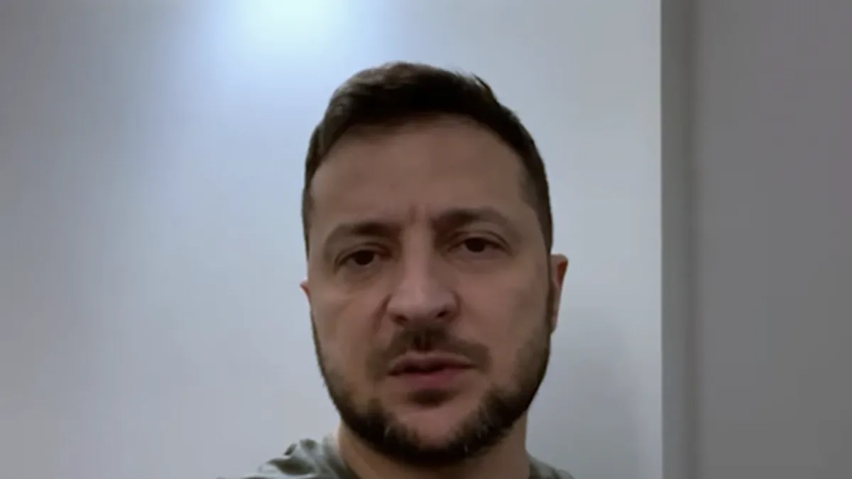 Zelenski, amenințare pentru rușii din Zaporojie (sursa: Facebook/Volodimir Zelenski)