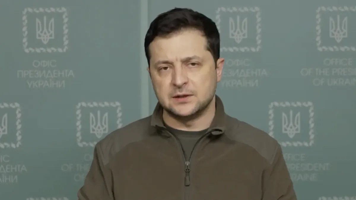 Zelenski: Controlăm Kievul. Rușii voiau marionete (sursa: Facebook/Volodimir Zelenski)