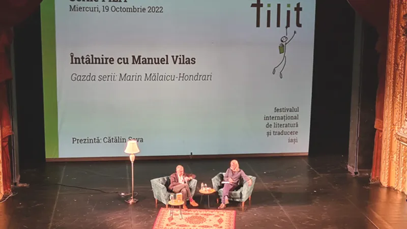 Manuel Vilas a deschis FILIT 2022 (sursa: ziaruldeiasi.ro)