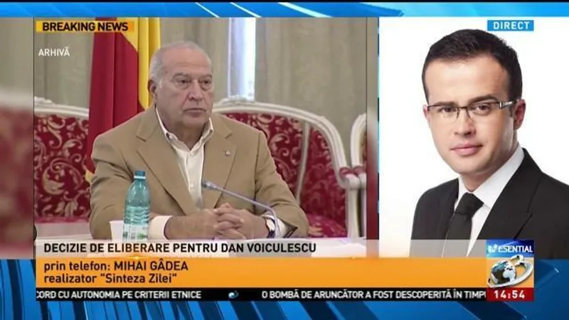 Tupeu. Dan Voiculescu anunță că se luptă pentru controlul averilor ilicite. Fiscul refuză să mai spună câți bani a recuperat de la el în dosarul ICA Foto: Captură video