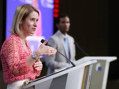 Activele Rusiei, discuții tensionate în UE (sursa: Facebook/Kaja Kallas)