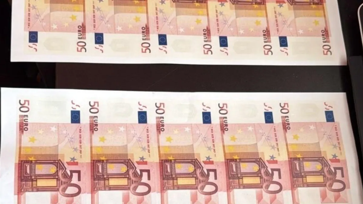 Rețea de bani falși destructurată de DIICOT (sursa: diicot.ro)