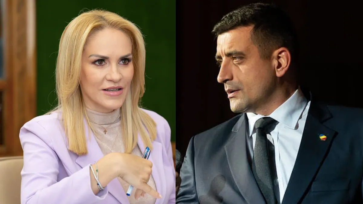 Simion îi trântește ușa în față lui Firea (sursa: Facebook/Gabriela Firea, George Simion)