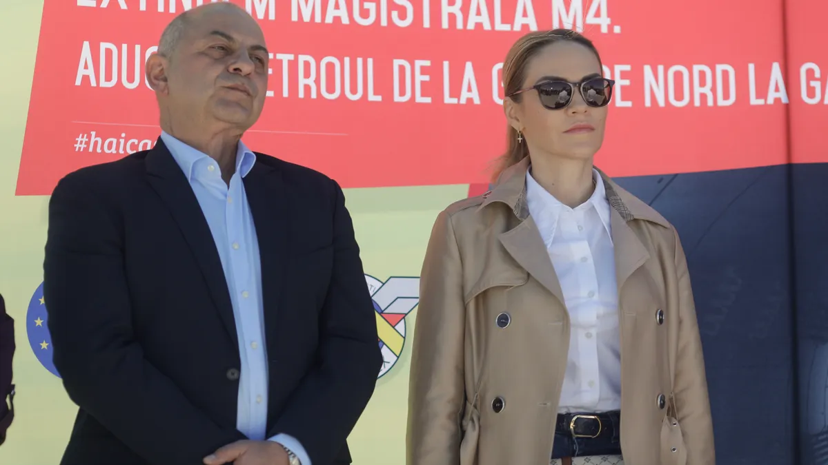 Conferinţă de presă privind licitaţia publică în vederea desemnării constructorului/constructorilor care urmează să extindă magistrala de metrou M4, Gara de Nord-Gara Progresul, în București, 3 aprilie 2024. Inquam Photos / George Călin