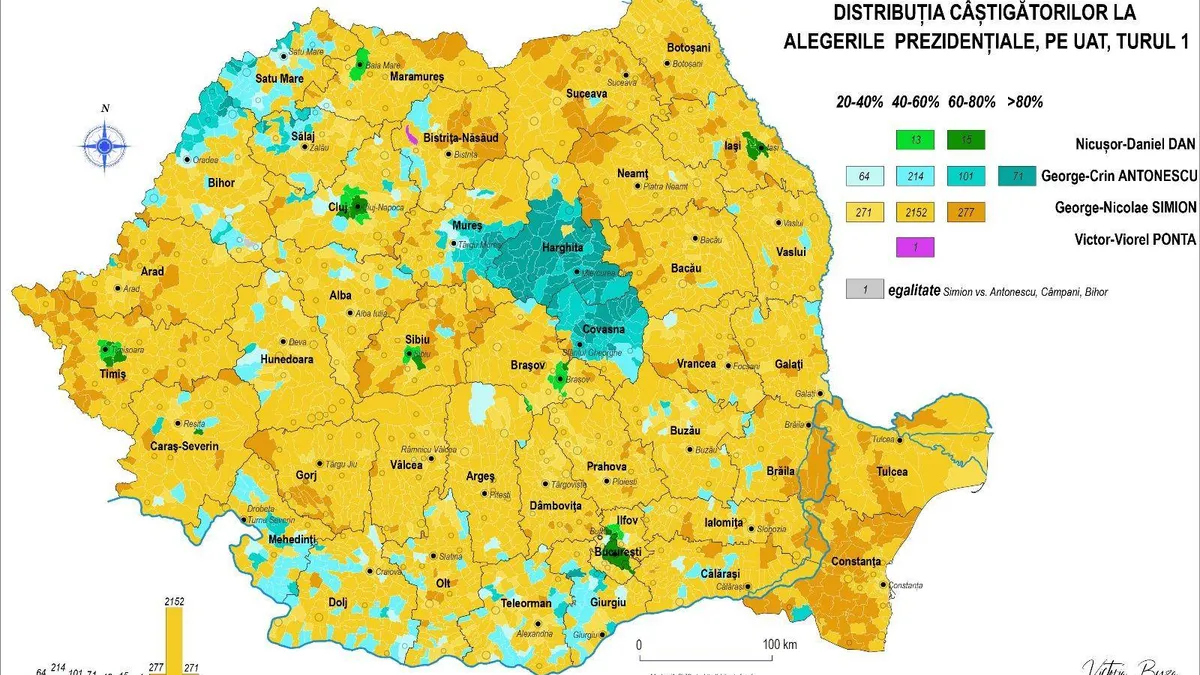 Electoratul PSD aduce voturi lui Simion (sursa: Victoria Buza)
