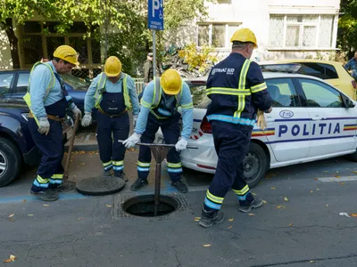 Explozia din Rahova: conducta de gaze, fisurată de un scurtcircuit la un cablu electric Foto: Inquam/Tudor Pană