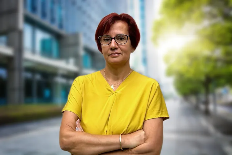 Protest împotriva numirii lui Dogioiu (sursa: Facebook/Nadina Ioana Dogioiu)