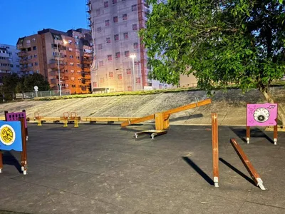 Loc de joacă, vandalizat de norvegieni (sursa: presasm.ro)