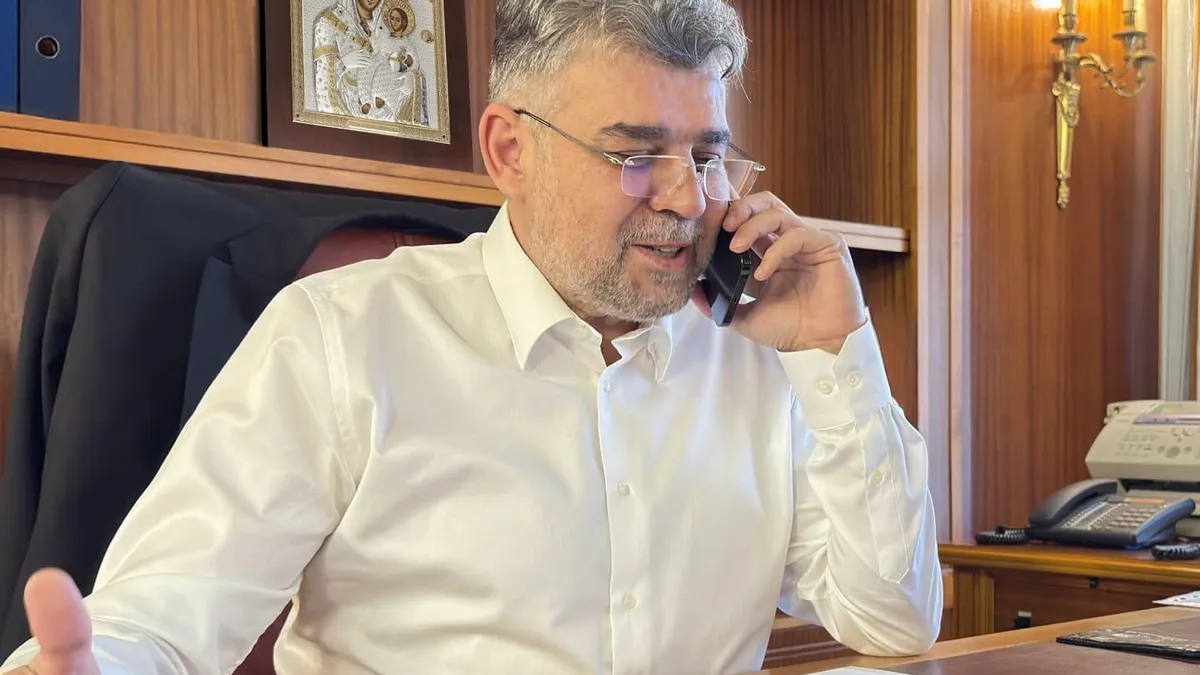 Ciolacu s-a conversat cu Donald Trump (sursa: Facebook/Marcel Ciolacu)