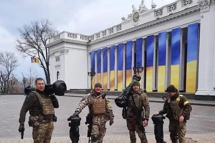 Ucrainenii îi zdrobesc pe ruși cu ironii Foto: Twitter/ Echipa olimpică de Javelin a Ucrainei