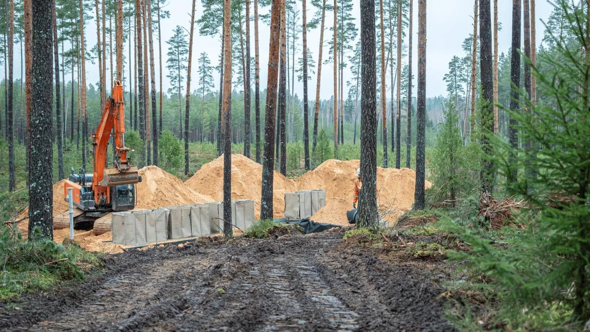 Estonia, linie de apărare la granița cu Rusia (sursa: err.ee)