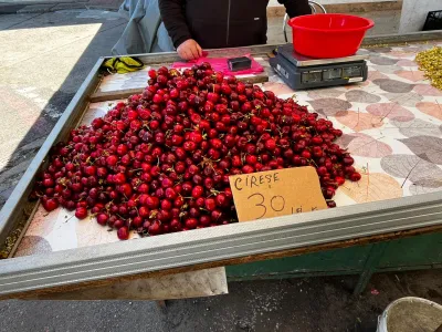 Cireșele de primăvară, costul unui kilogram (sursa: ziaruldeiasi.ro)