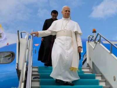 Aeronava papală, afectată de actualizarea de software (sursa: Facebook/Vatican News)