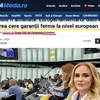 G4Media îi face reclamă Gabrielei Firea, pe banii grupului S&D din Parlamentul European Foto: Print screen