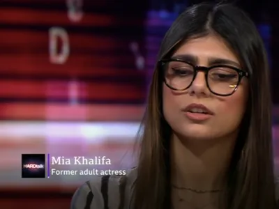 Mia Khalifa, susținătoare Hamas, interviu BBC (sursa: BBC)