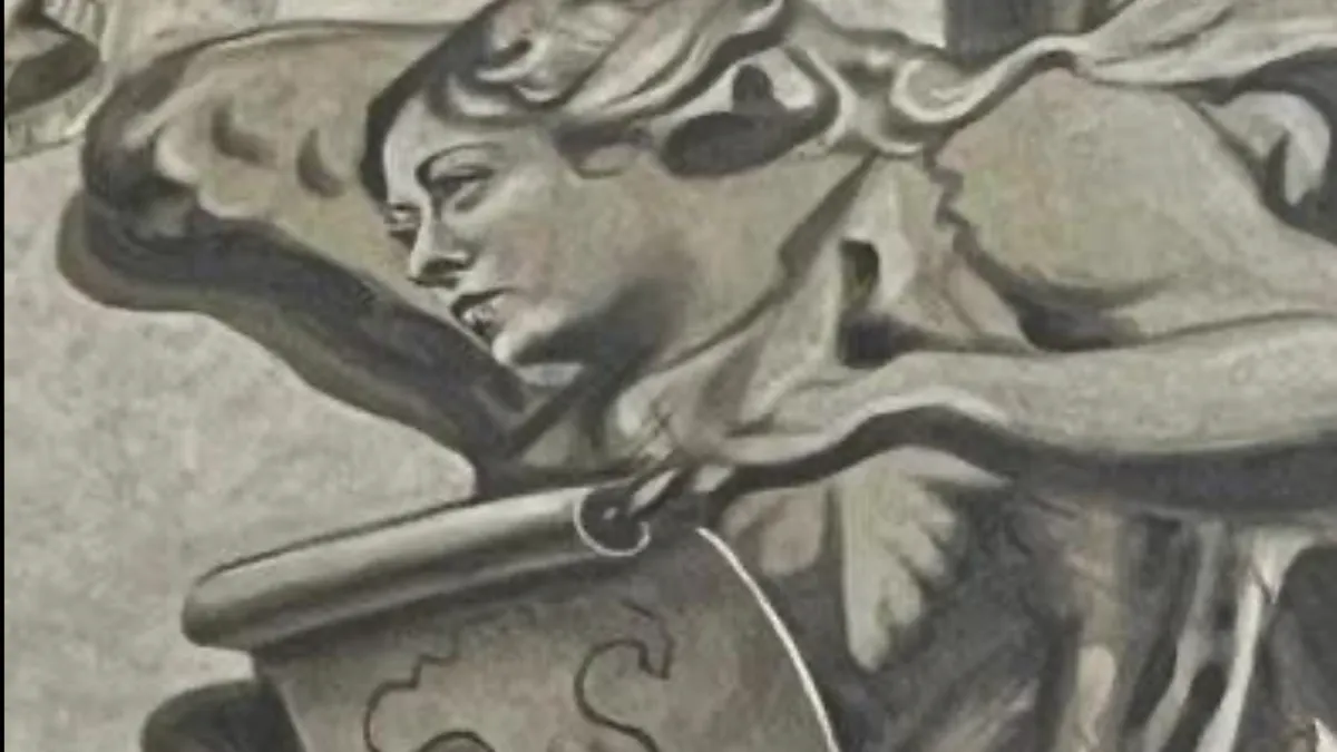 Îngerul cu chipul Giorgiei Meloni, șters de pe frescă (sursa: Facebook/Giorgia Meloni)