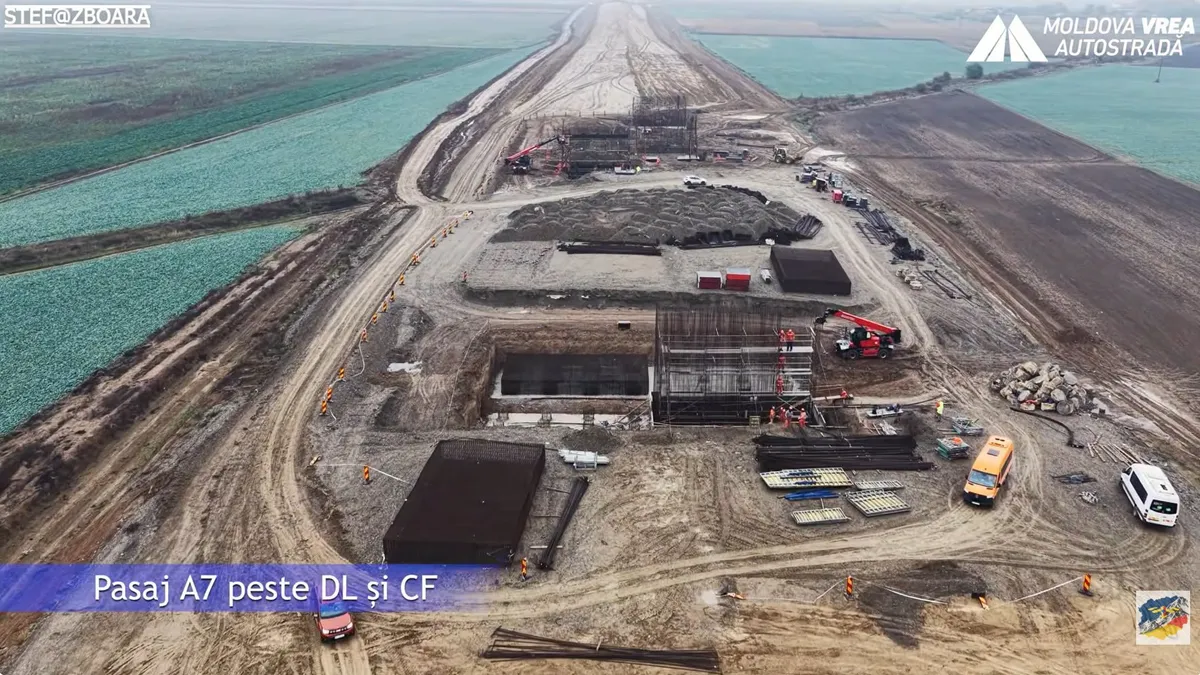 Intarzieri uriașe pe A7, arată „Moldova vrea autostradă”