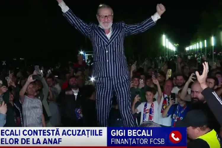 Pe Becali l-a prins Fiscul cu cheltuieli nejustificate uriașe Foto: captură video