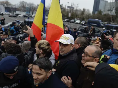 Șor a plătit oameni care urmau să susțină protestele AUR, susține poliția din Republica Moldova Foto: Inquam/Octav Ganea