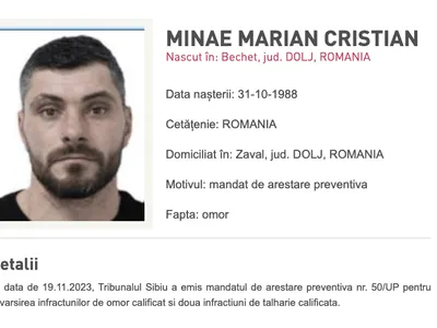 Ucigașul afaceristului sibian, eliberat de judecător (sursa: Poliția Română)