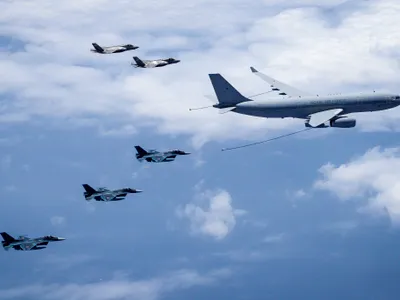 Misiune comună NATO la frontiera Rusiei (sursa: raf.mod.uk)