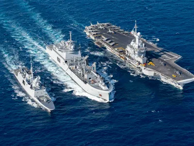 Cum a reușit un marinar francez, amator de jogging, să dezvăluie localizarea portavionului de Gaulle Foto: Facebook Marine Nationale