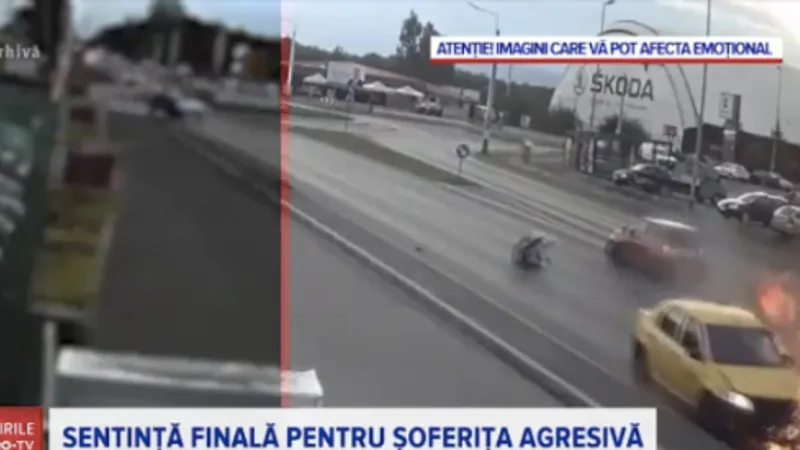 Șoferița care a accidentat polițistul, închisoare (sursa: stirileprotv.ro)