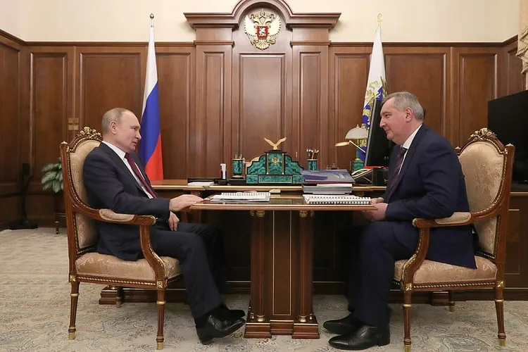 Rogozin, ex-Roscosmos, saltimbanc oficial la Kremlin (sursa: kremlin.ru)