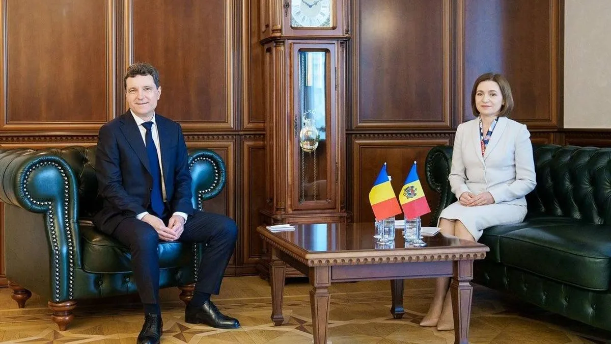 Nicușor Dan, întâlnire cu Maia Sandu (sursa: Facebook/Nicușor Dan)