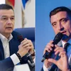 Istoria insultelor dintre PSD și AUR (sursa: Facebook/Sorin Grindeanu, George Simion)