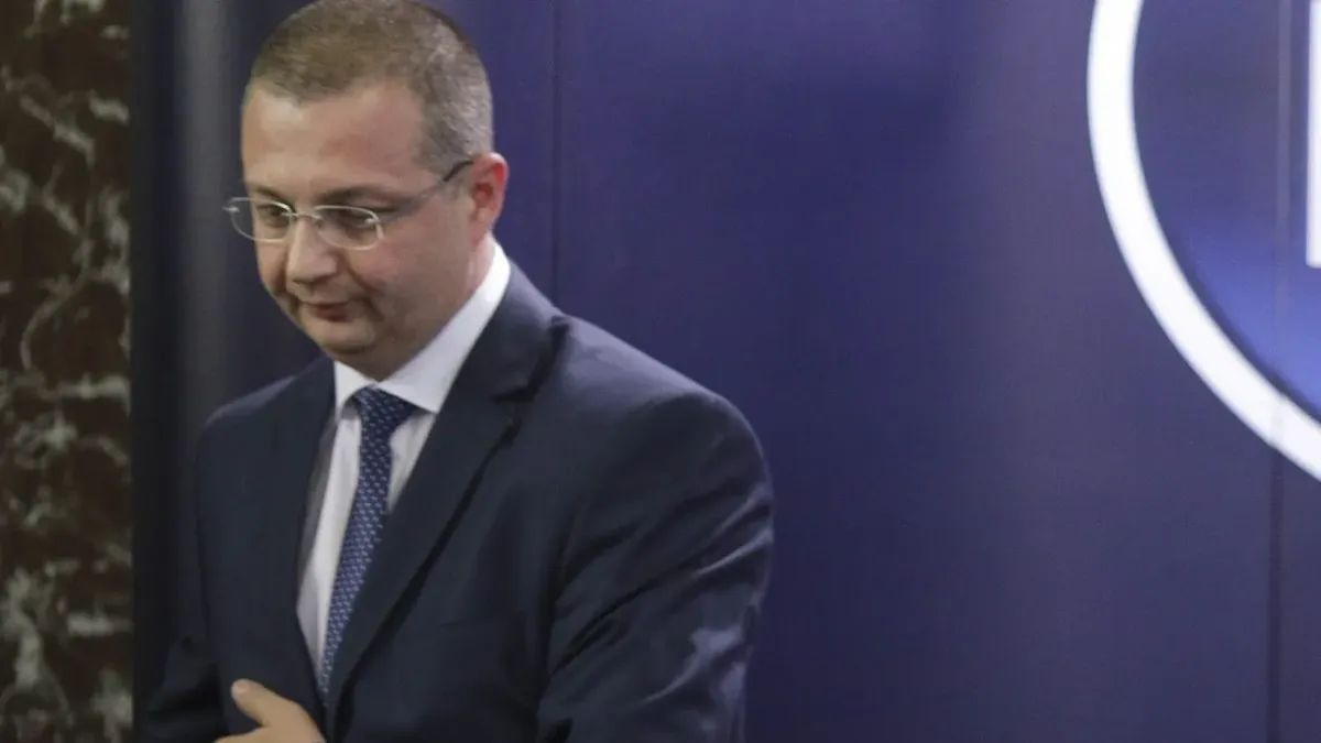 Predoiu l-a uitat în minister pe clientul PSD Adrian Petcu, soț al șefei Inspecției Judiciare Foto: Inquam/Octav Ganea