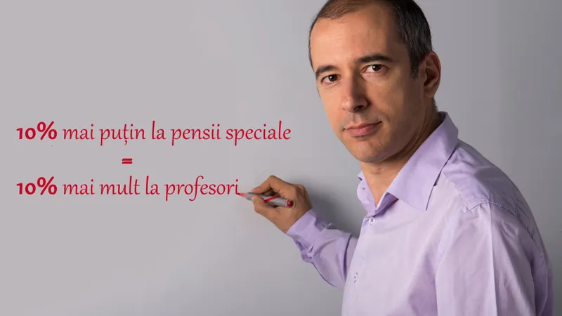 Bogdan Glăvan: Creștere cu 10% a salariilor profesorilor înseamnă 1,3 miliarde lei Foto: Twitter