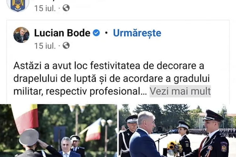 Godină: ministrul Bode, "pupat în cwr" (sursa: Facebook/Marian Godina)