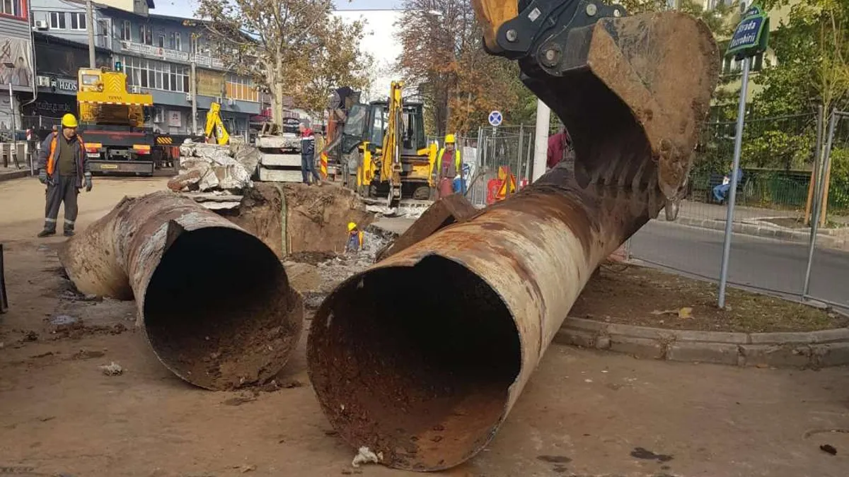 Nicușor Dan vrea să modernizeze 70 kilometri conductă în 2024 Foto: Facebook