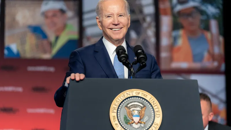 Biden știa care va fi prima întrebare Foto: Casa Albă