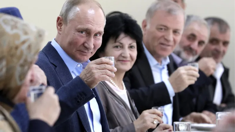 Putin, enervat că generalii s-au apucat de băut Foto: Kremlin.ru