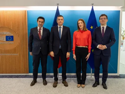 Amenințările lui Grindeanu la Bolojan au dispărut după vizita la Bruxelles Foto: Facebook Grindeanu
