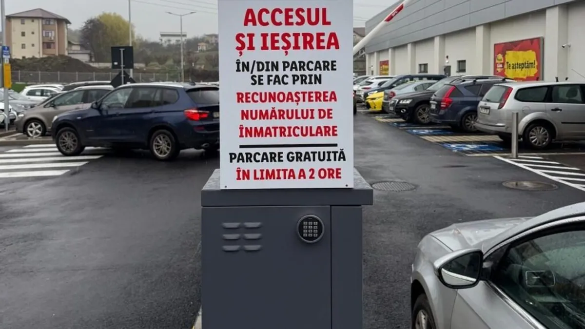 Parcările supermarketurilor, doar pentru clienți (sursa: ziaruldeiasi.ro)