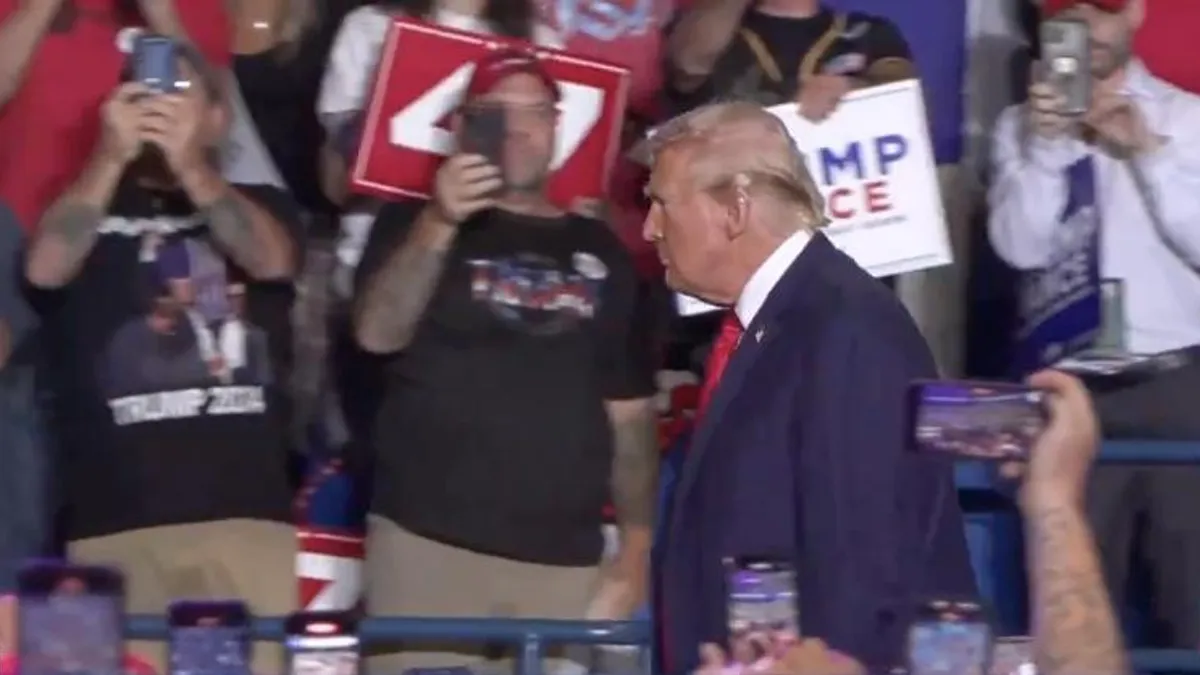 Trump, primul miting electoral, după atentat (sursa: X/Donald J. Trump)